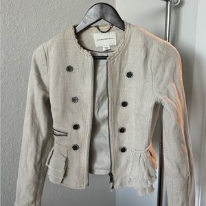 Tan jacket with Peplum from Banana Republic